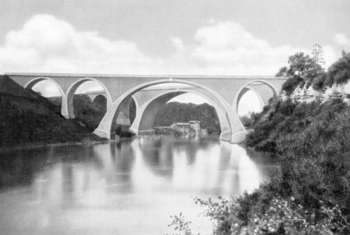 1904 Ponts ferroviaires près de Kempten, Allemagne